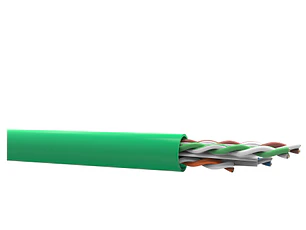 CABLE GIGALAN GREEN U/UTP 23AWGX4P CAT.6 LSZH-3D