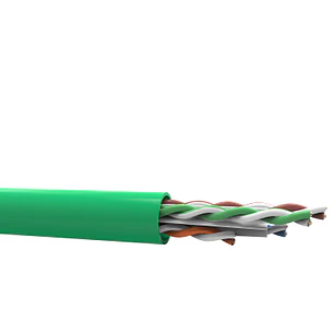 CABLE GIGALAN GREEN U/UTP 23AWGX4P CAT.6 LSZH-3D
