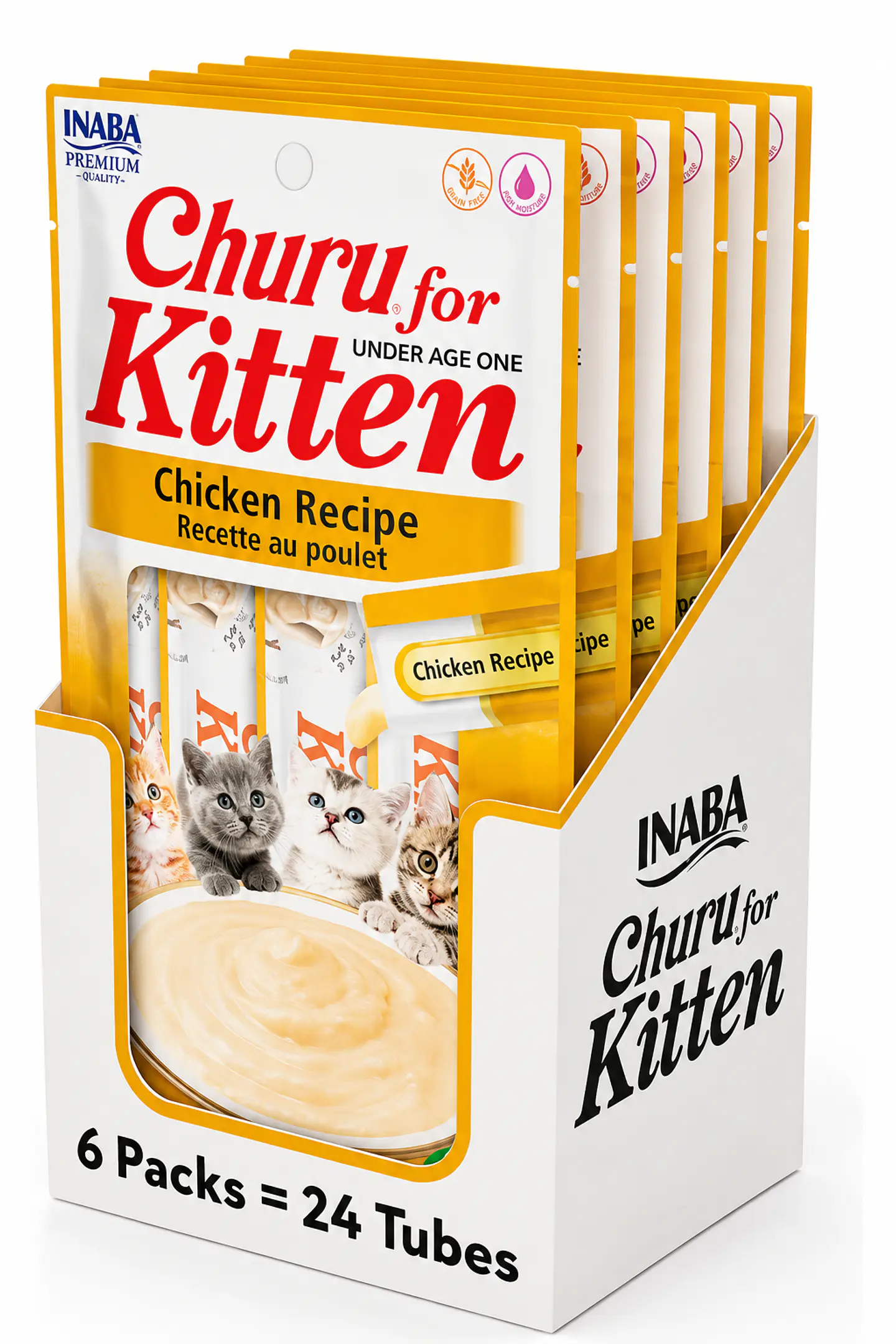 Pack 6 Churu Kitten Chicken 1