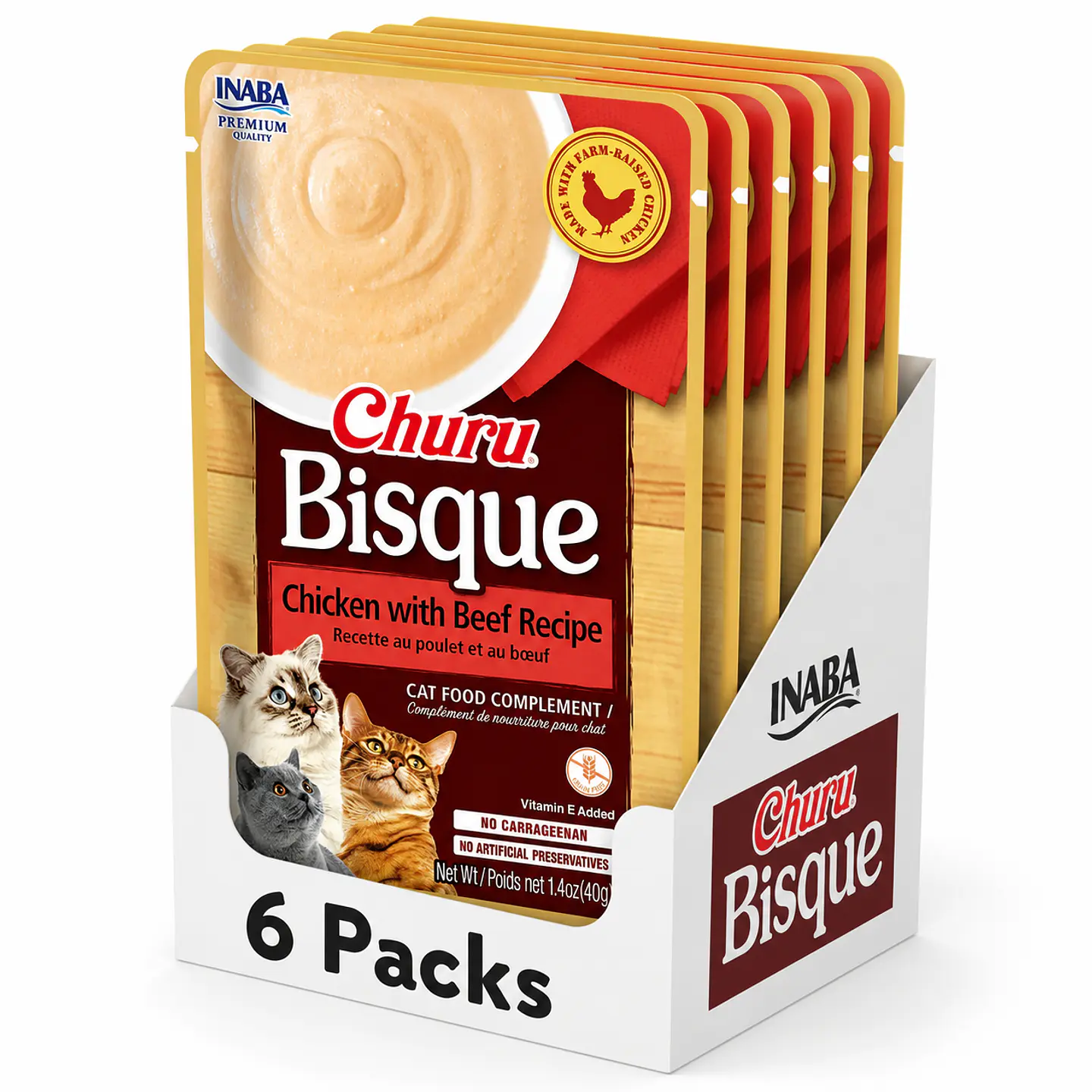 Pack 6 Churu Bisque Chicken Beef 1