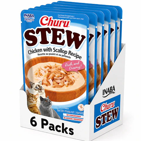 Pack 6 Churu Stew Chicken Scallop