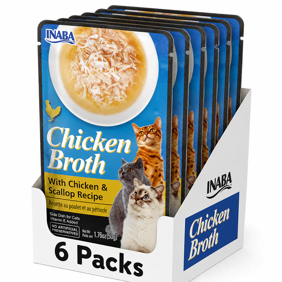 Pack 6 Churu Broth Chicken Scallop 1