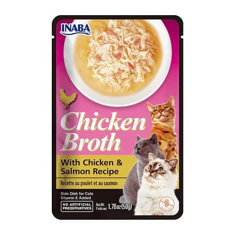 Churu Broth Chicken Salmon