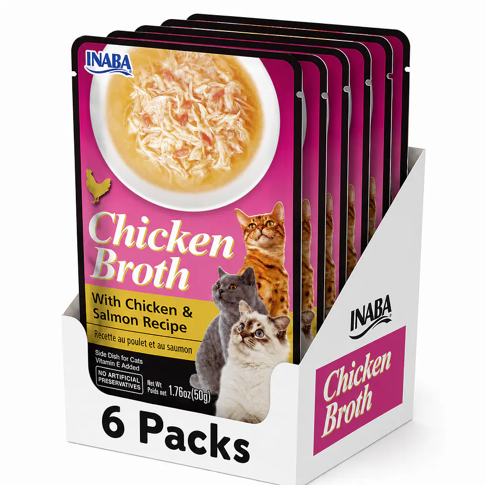 Pack 6 Churu Broth Chicken Salmon 1