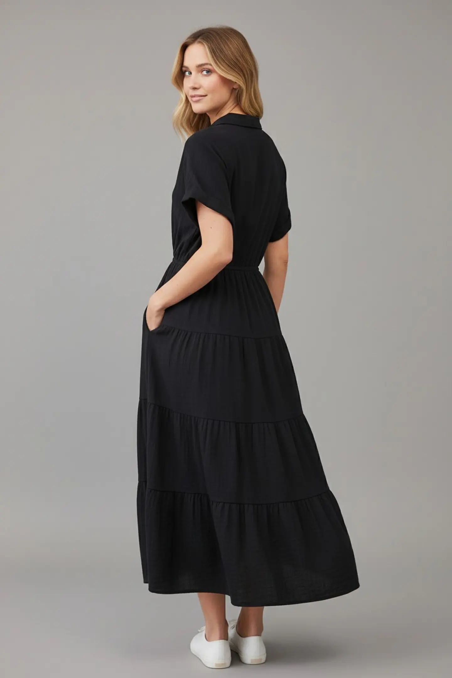 Vestido Midi en Lino 2