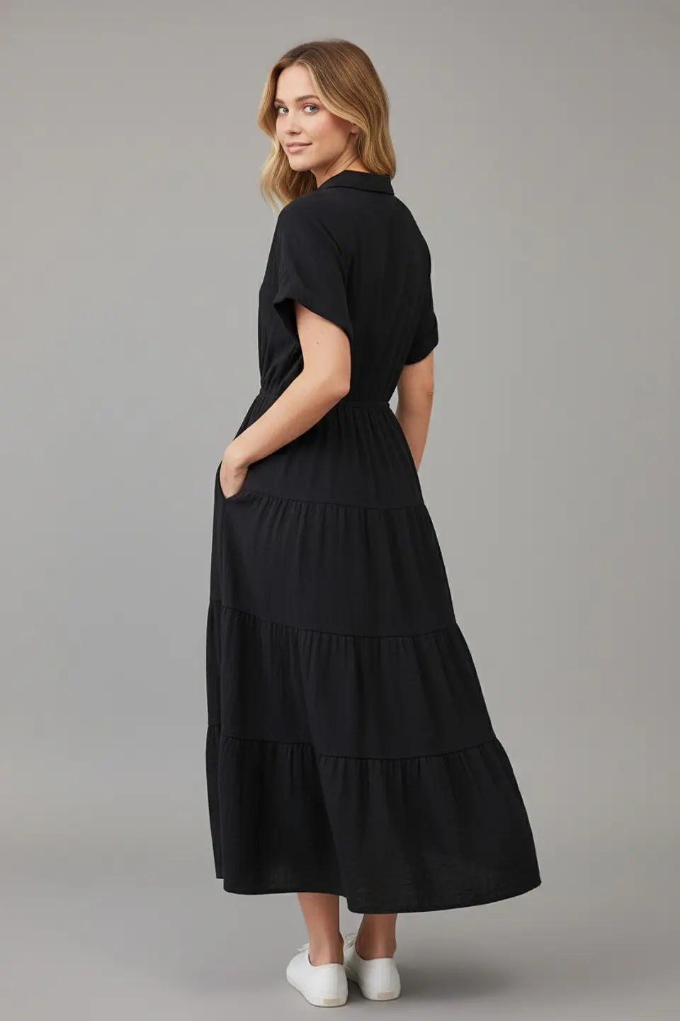 Vestido Midi en Lino 2