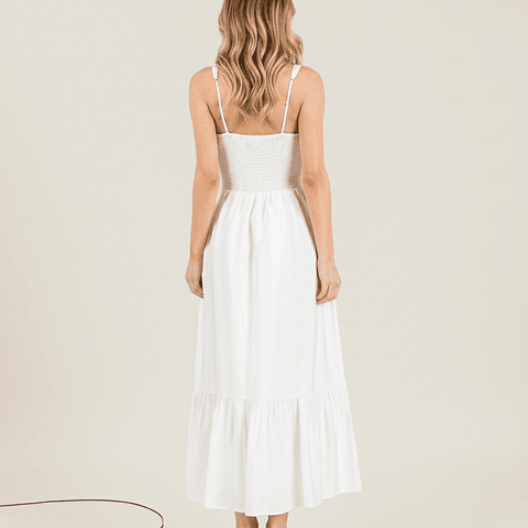 Vestido Cintura Smock