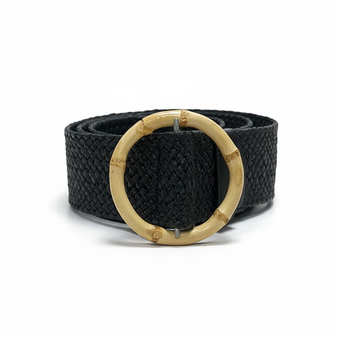 Cinturón Bamboo Noir