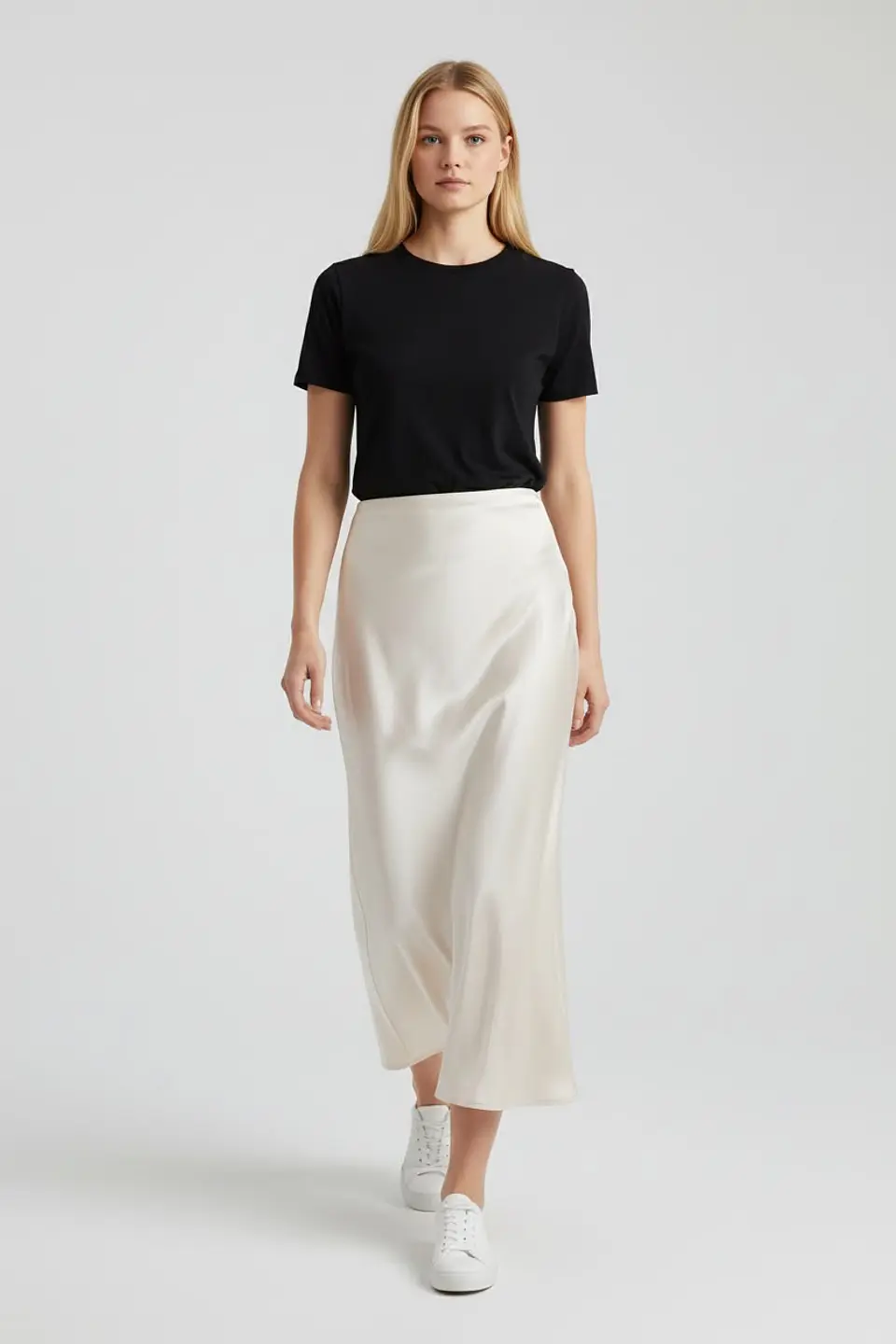 Falda en Satin 1