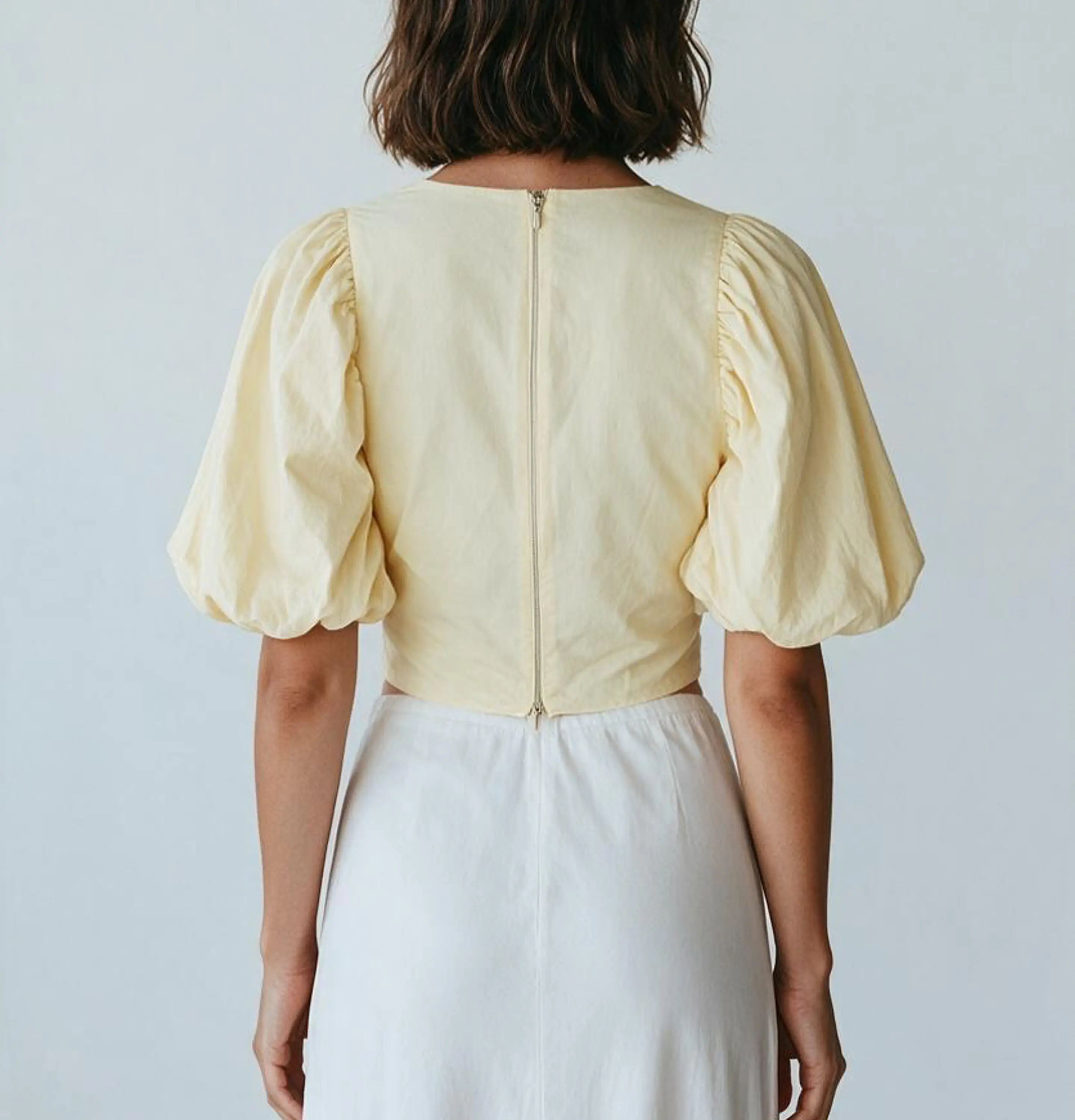 Blusa Amarillo Pastel 2