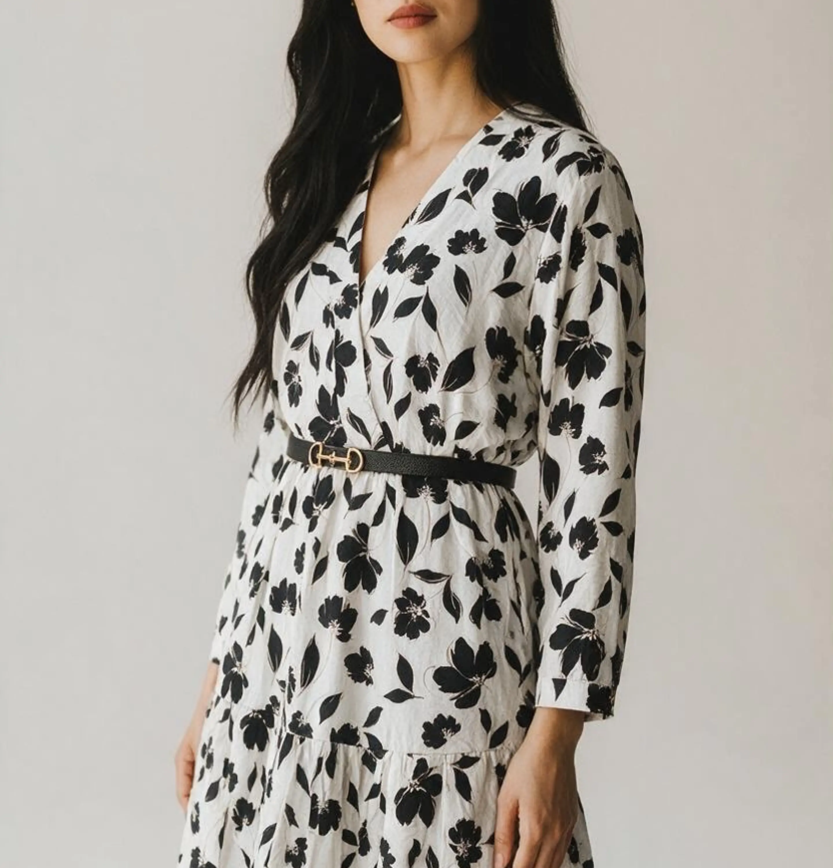 Vestido Manga Floral 1