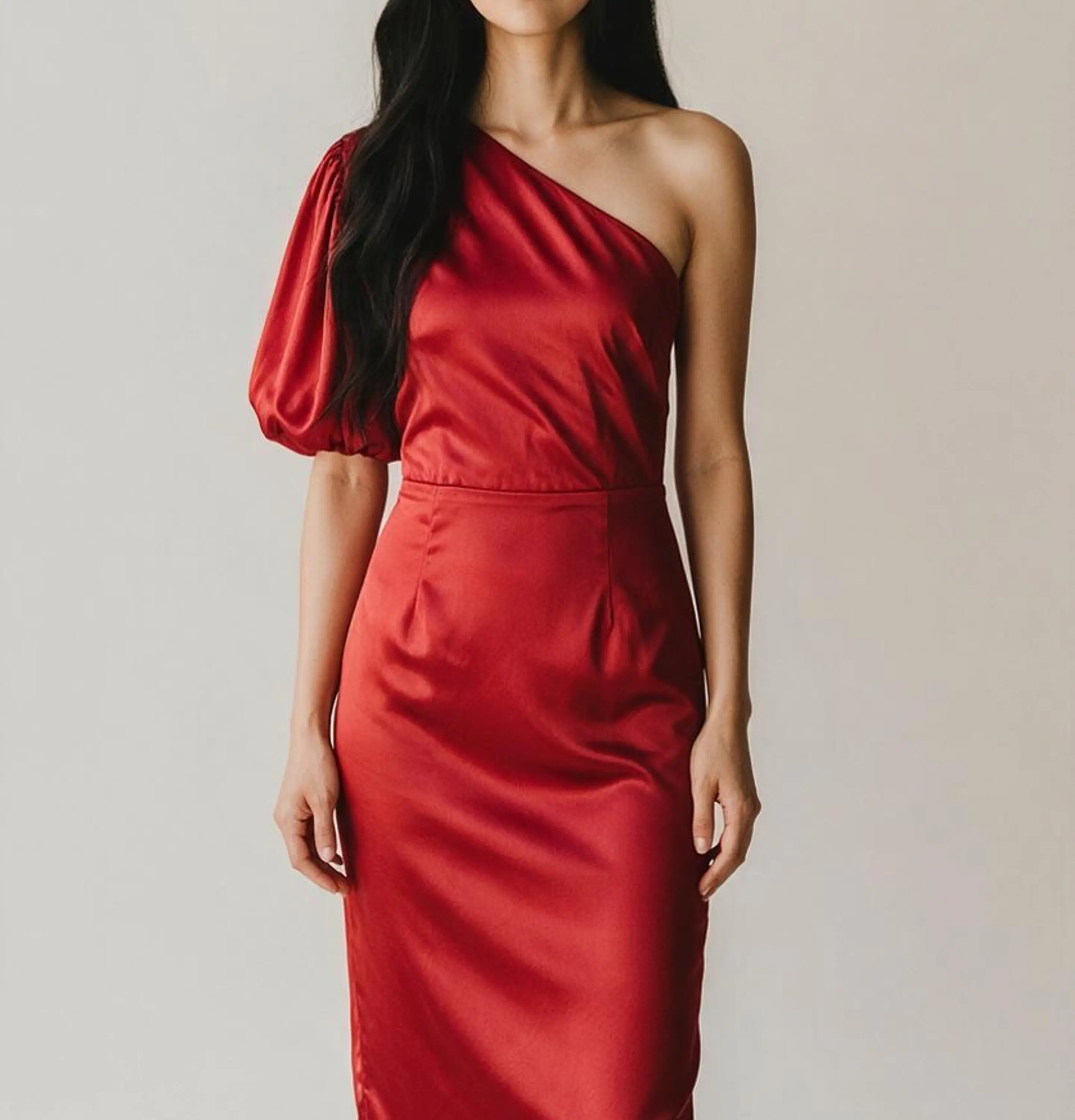Vestido Satín Carmen 2