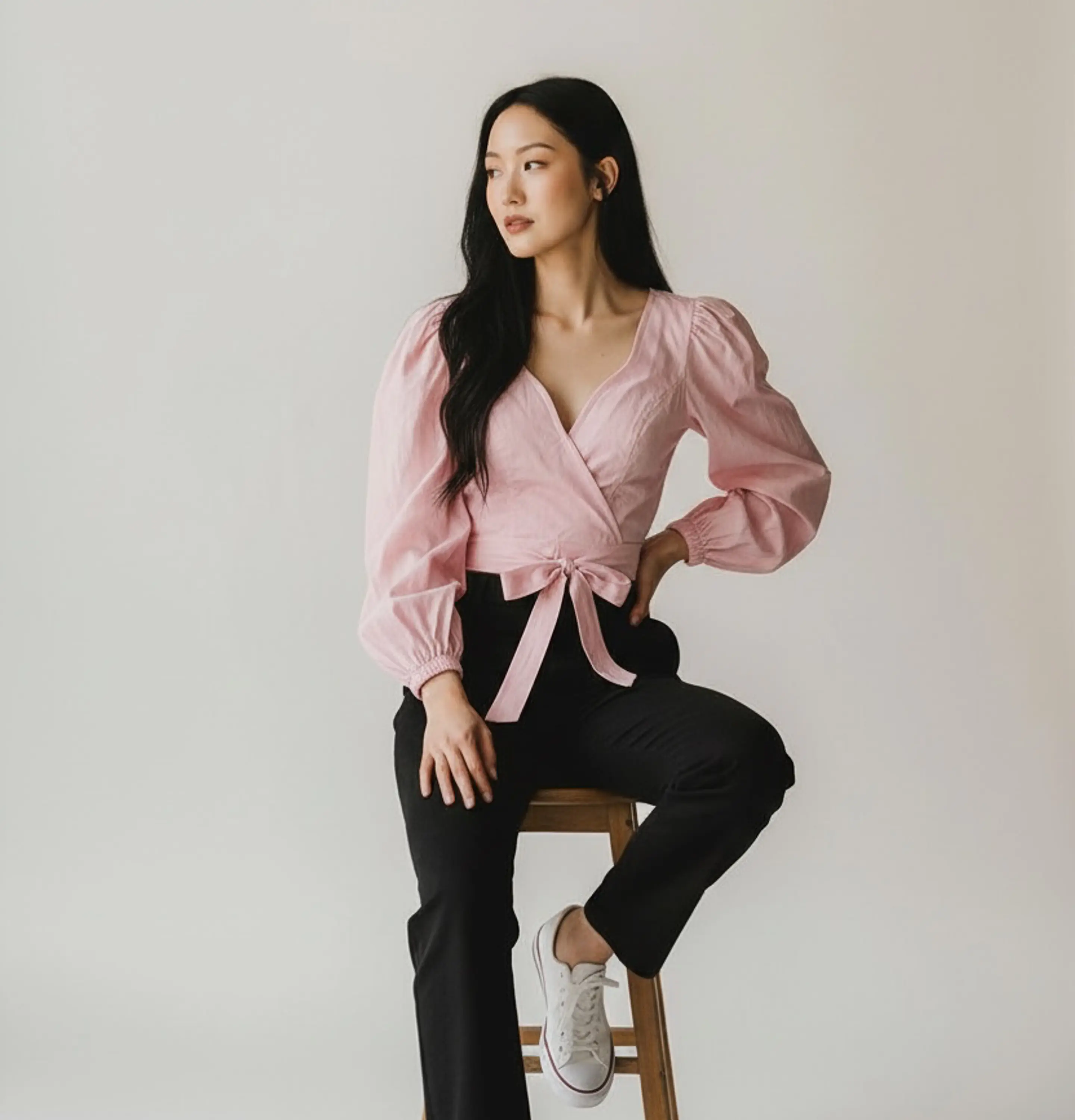 Blusa Manga Rosa Bebe 2