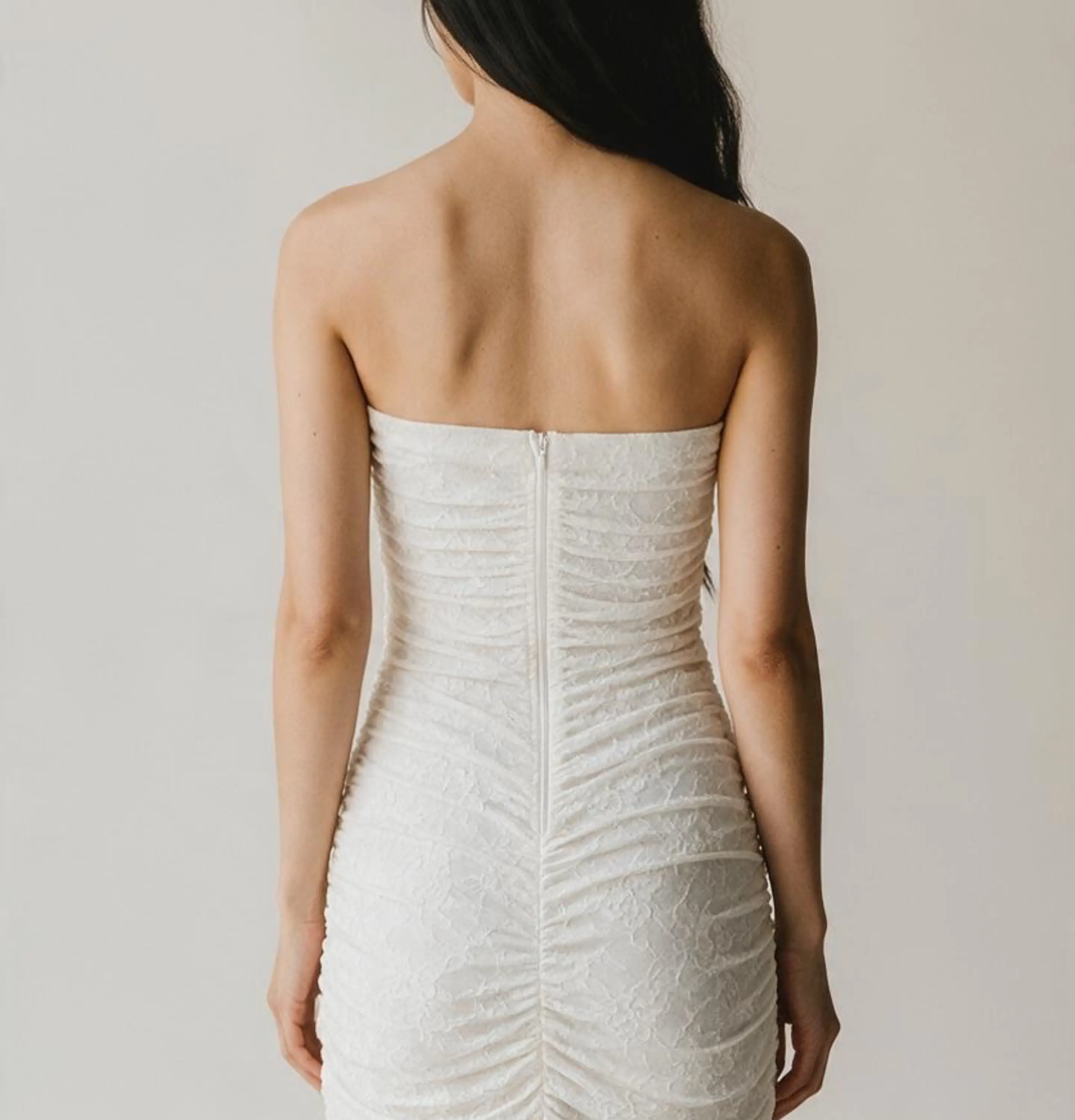 Vestido con Drapeado L 2