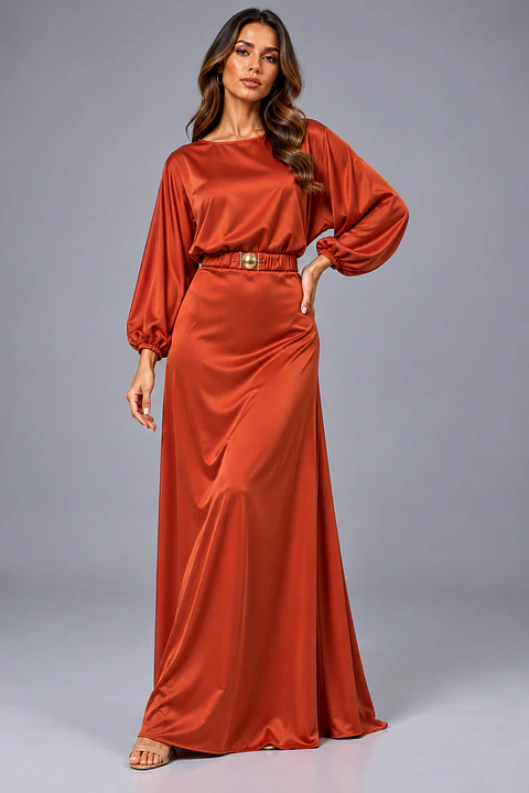 Maxi Vestido Orquidea