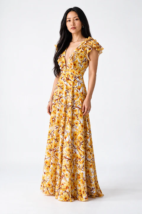 Maxi Vestido Hortensia 