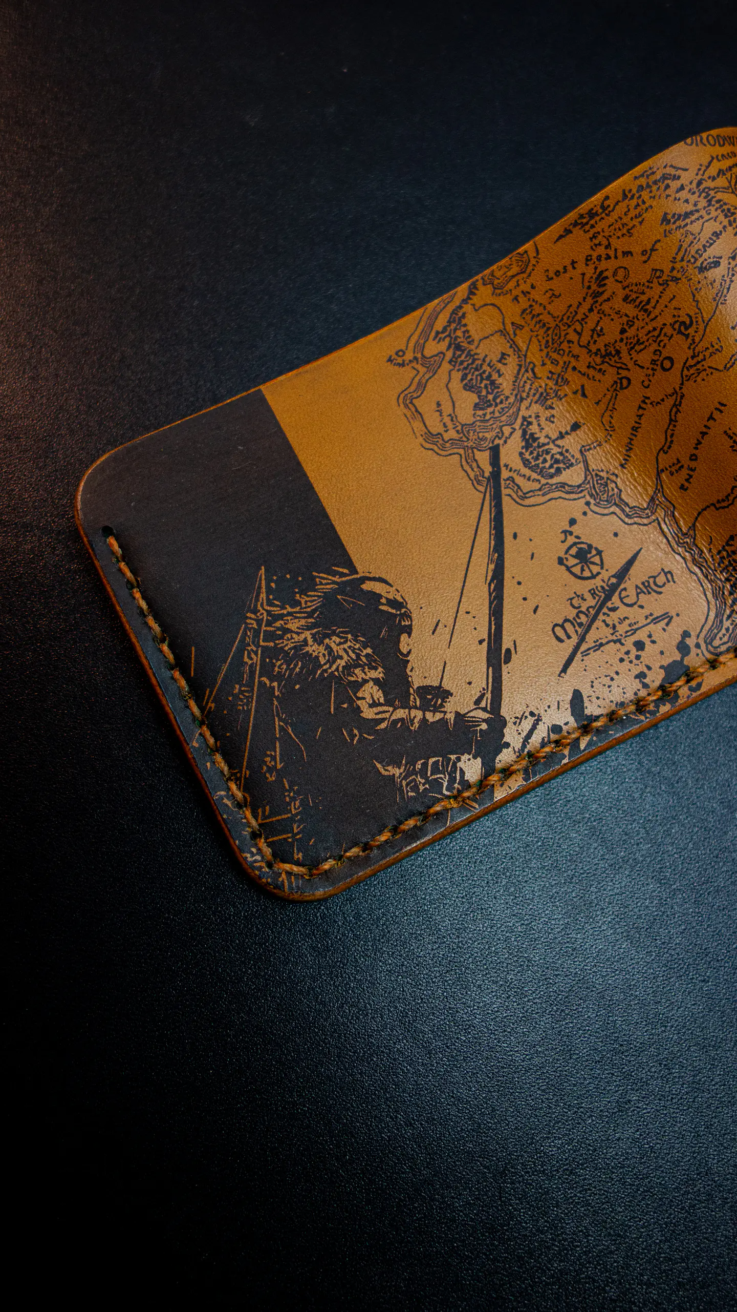 BILLETERA DE CUERO / ELFICA / CARTERA / PORTA DOCUMENTO  3