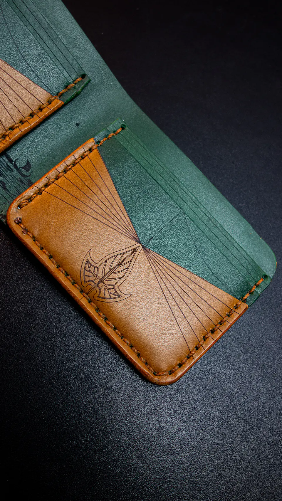 BILLETERA DE CUERO / ELFICA / CARTERA / PORTA DOCUMENTO  5