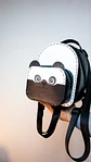 BOLSO DE CUERO / DISEÑO PANDA - Miniatura 1
