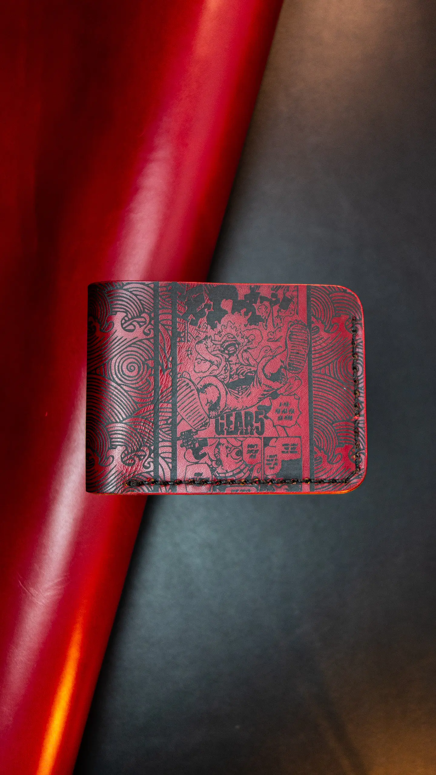 BILLETERA DE CUERO  / LUFFY ONEPIECE / CARTERA / PORTA DOCUMENTO 1