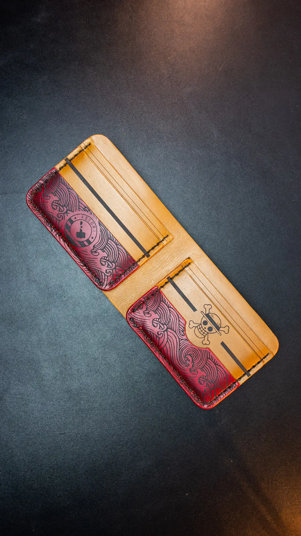 BILLETERA DE CUERO  / LUFFY ONEPIECE / CARTERA / PORTA DOCUMENTO 4