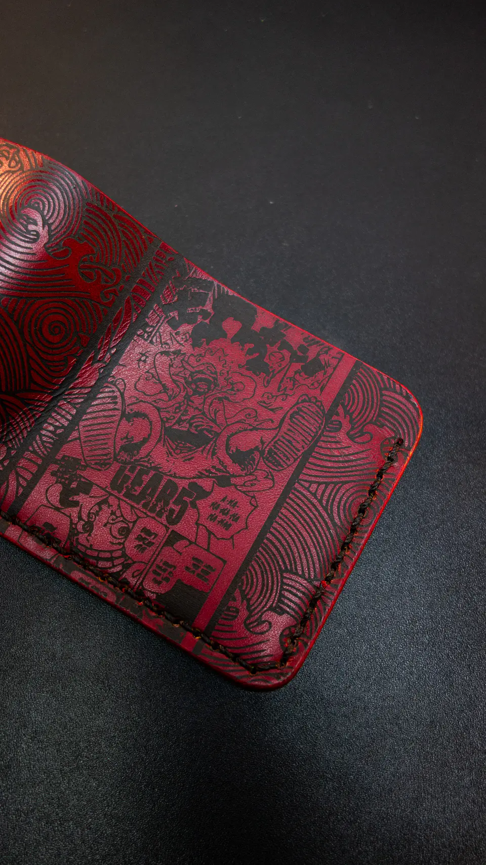 BILLETERA DE CUERO  / LUFFY ONEPIECE / CARTERA / PORTA DOCUMENTO 5