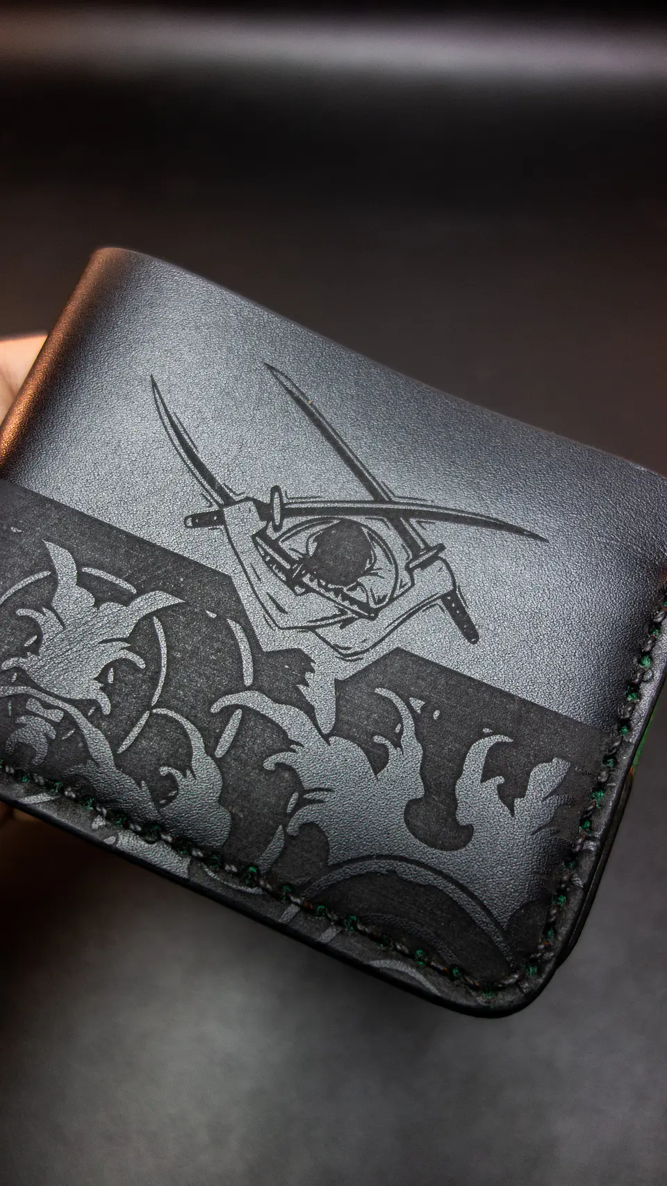 BILLETERA DE CUERO / ZORO ONEPIECE / CARTERA / PORTA DOCUMENTO 6