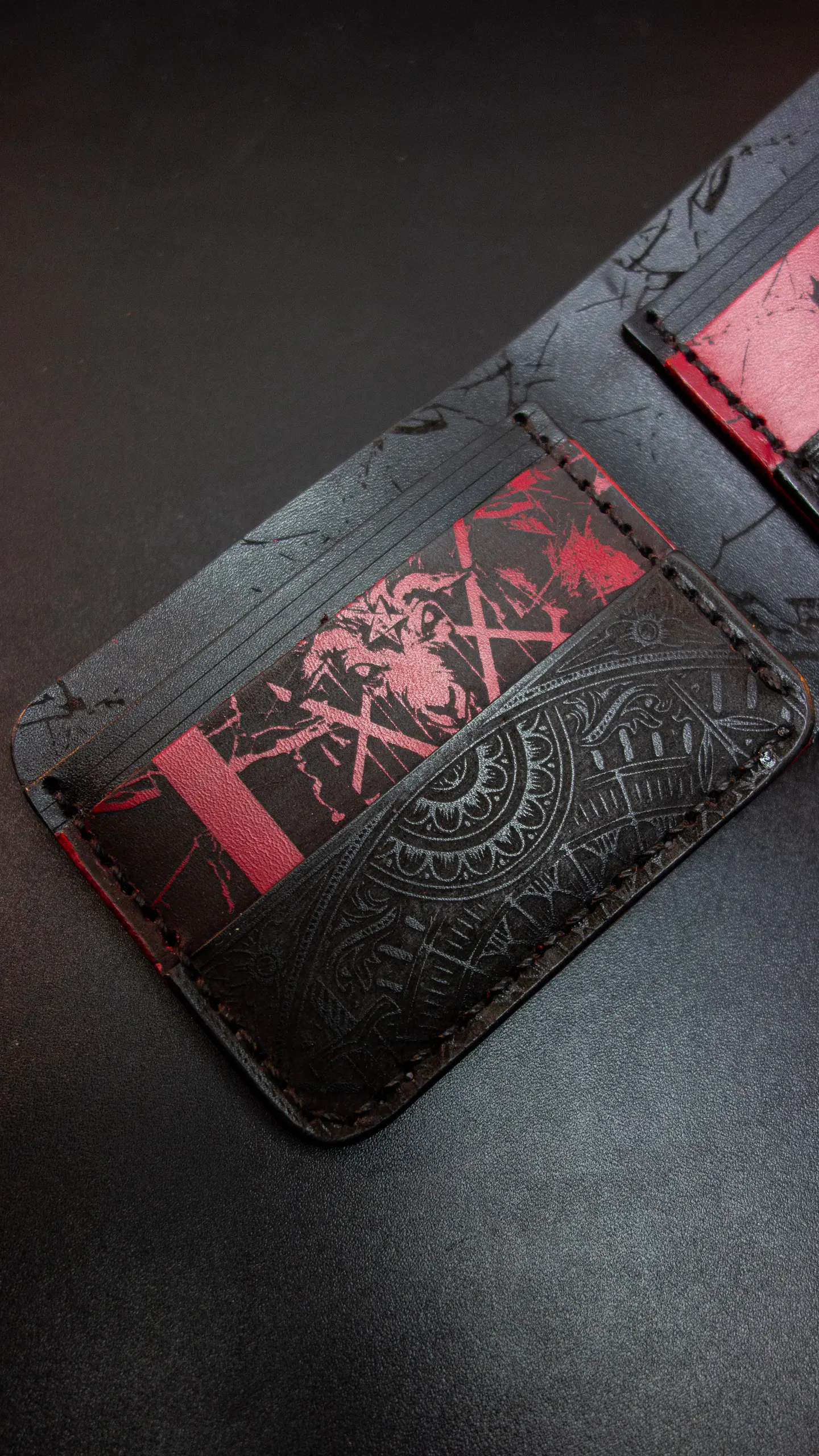 BILLETERA DE CUERO / DIABLO / BELCEBU / CARTERA / PORTA DOCUMENTO 5
