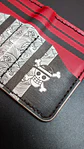 TARJETERO VERTICAL DE CUERO  / LUFFY ONEPIECE   - Miniatura 5
