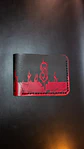 BILLETERA DE CUERO / SLIPKNOT / ROJA / PORTA DOCUMENTO - Miniatura 1