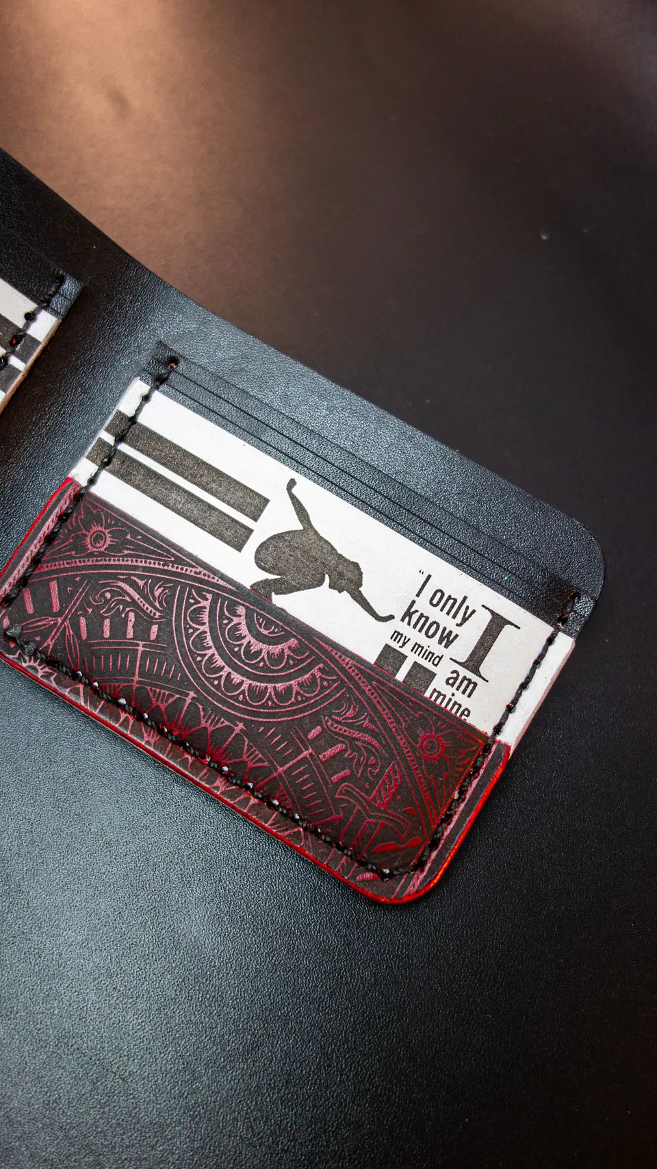 BILLETERA DE CUERO / PEARL JAM / CARTERA / PORTA DOCUMENTO 7