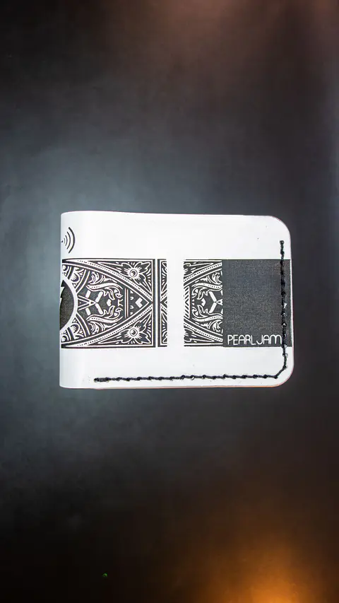 BILLETERA DE CUERO / PEARL JAM / CARTERA / PORTA DOCUMENTO