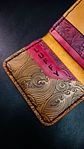 TARJETERO VERTICAL DE CUERO  / LUFFY ONEPIECE VERSION 2 - Miniatura 5