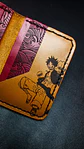 TARJETERO VERTICAL DE CUERO  / LUFFY ONEPIECE VERSION 2 - Miniatura 6