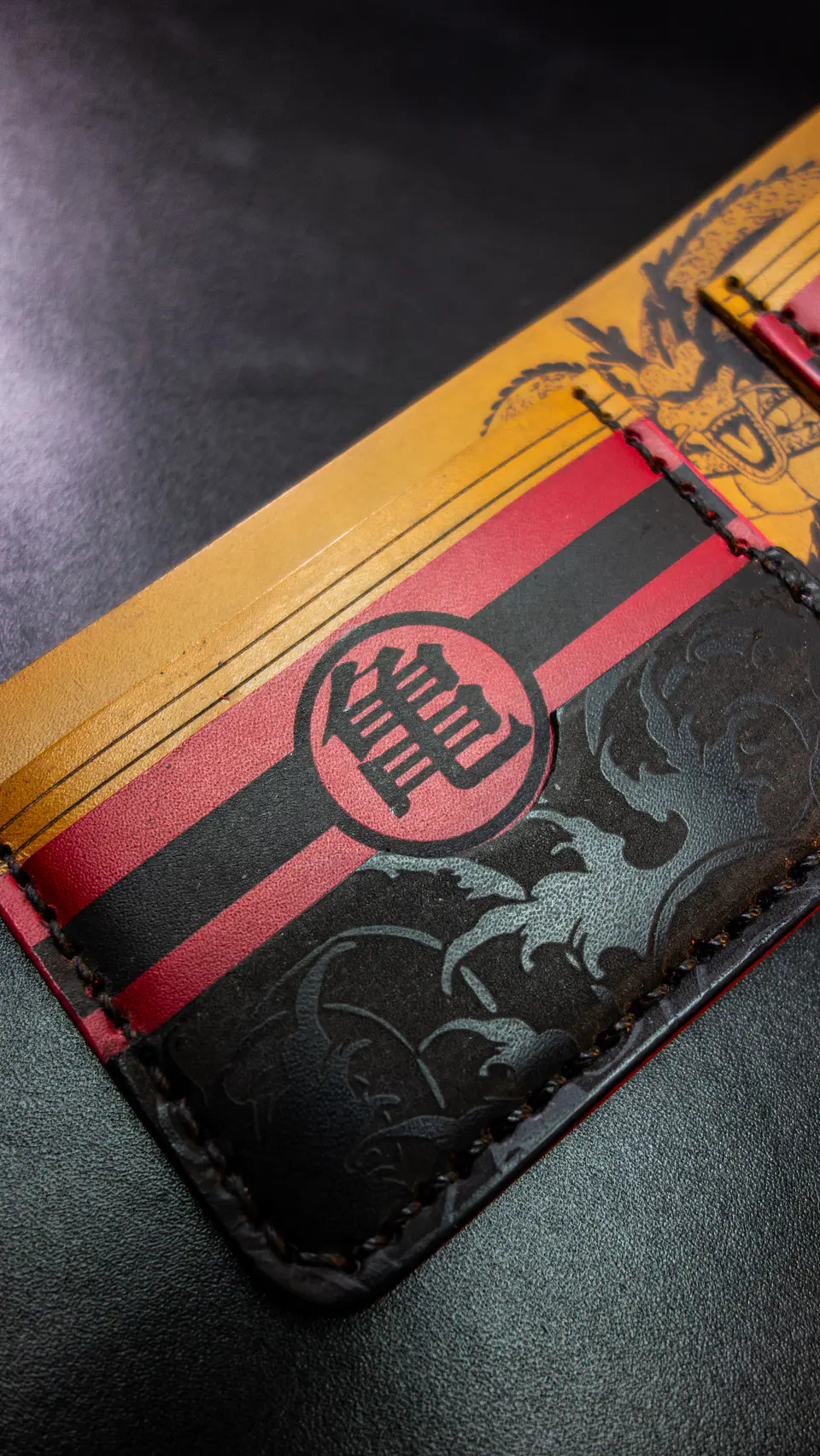 Billetera de Cuero Conceptual - Homenaje a Goku Fase 4 Dragon ball Daima  7