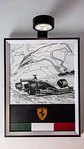 Cuadro de Cuero Formula 1 Homenaje a Michael Schumacher – 