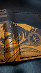 Tarjetero vikingo de cuero Martillo de Thor (Mjölnir) y la runa Thurisaz. - Miniatura 8