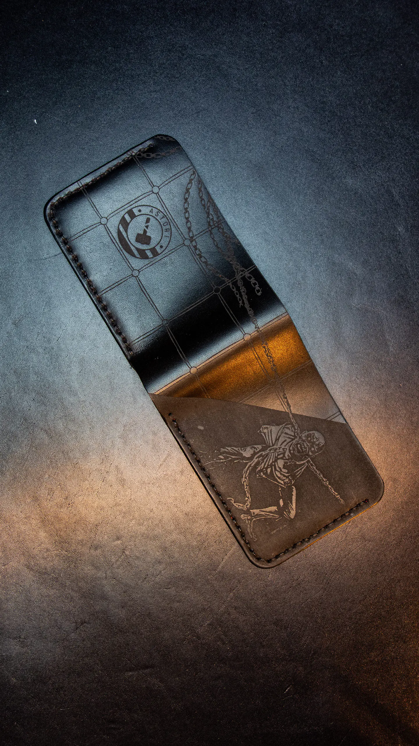 Billetera de Cuero Conceptual - IRON MAIDEN: PIECE OF MIND 2