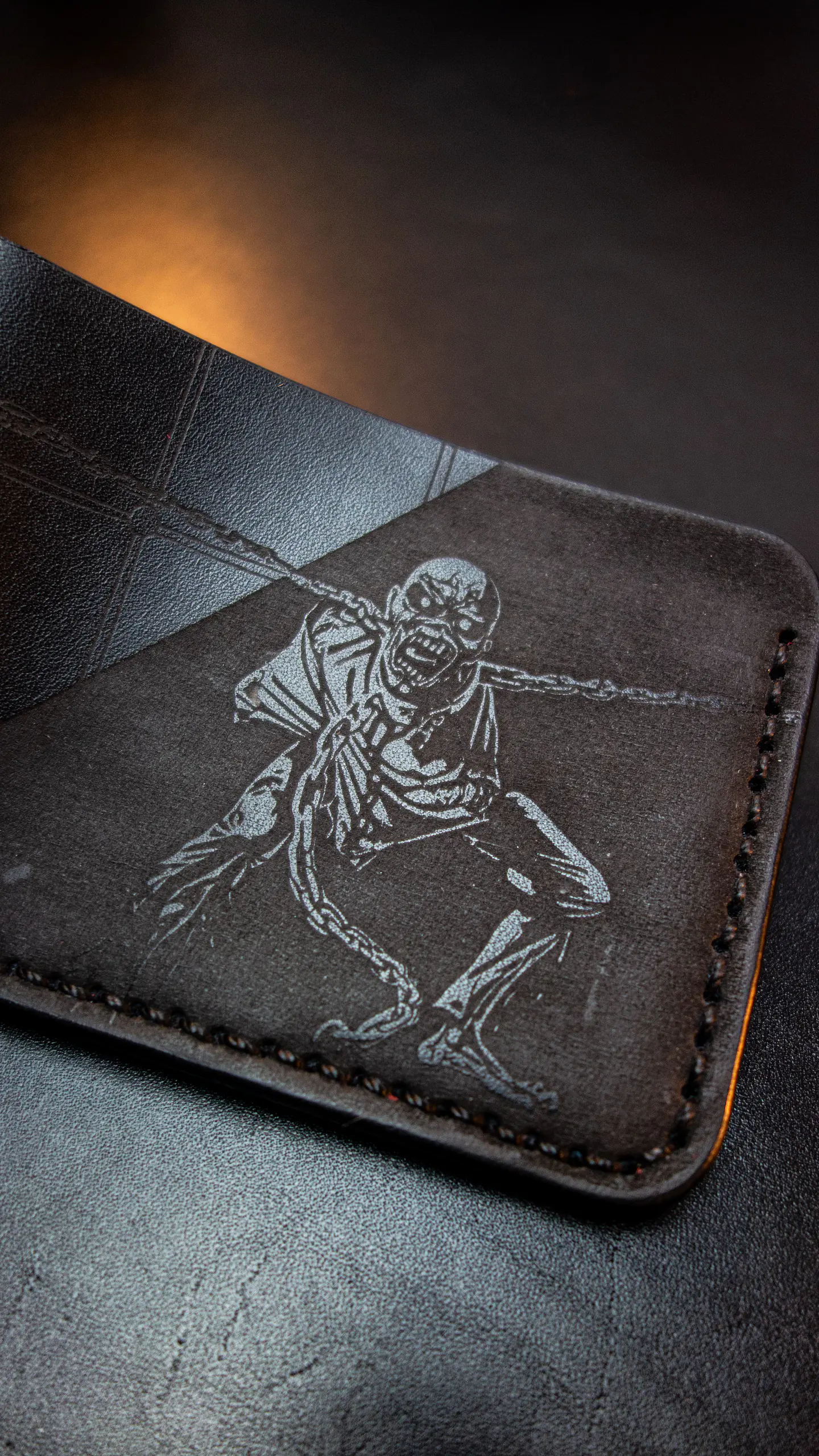Billetera de Cuero Conceptual - IRON MAIDEN: PIECE OF MIND 6