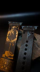 Correa de Cuero Vikinga para Apple Watch – Thor & Runa Thurisaz - Miniatura 2