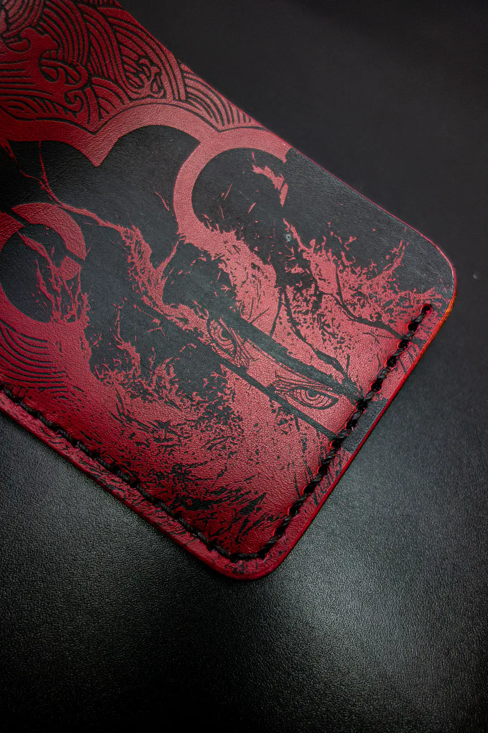 🔥 Billetera de Cuero – Homenaje a Akatsuki 8
