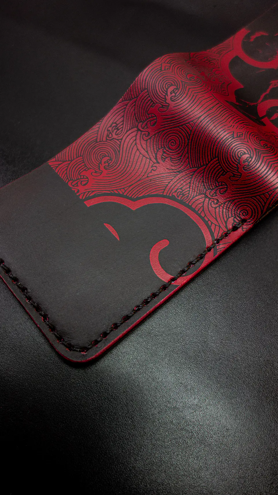🔥 Billetera de Cuero – Homenaje a Akatsuki 9