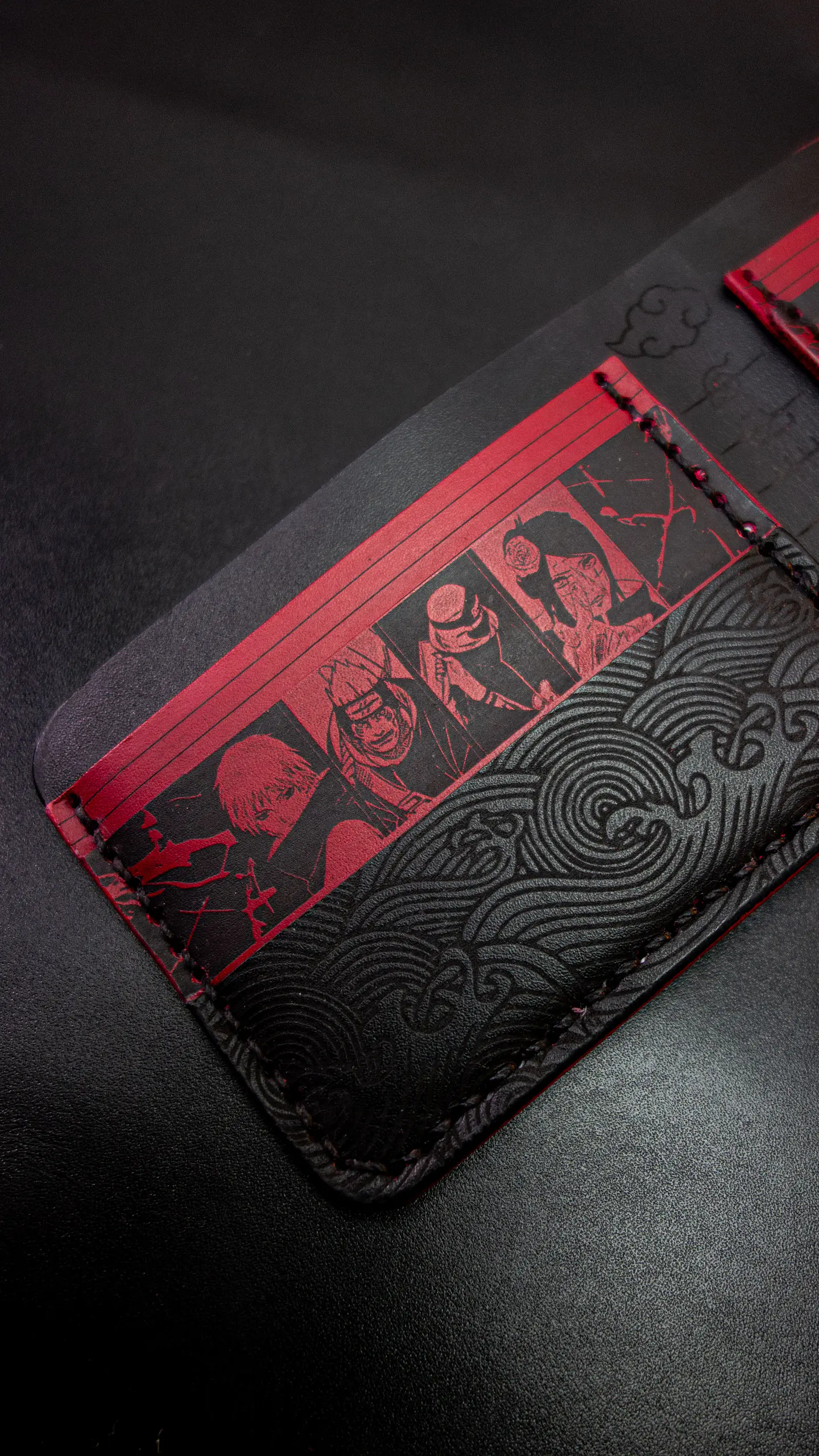 🔥 Billetera de Cuero – Homenaje a Akatsuki 6