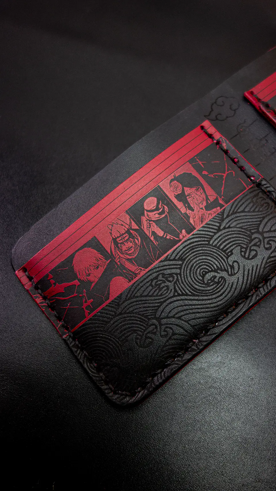 🔥 Billetera de Cuero – Homenaje a Akatsuki 6