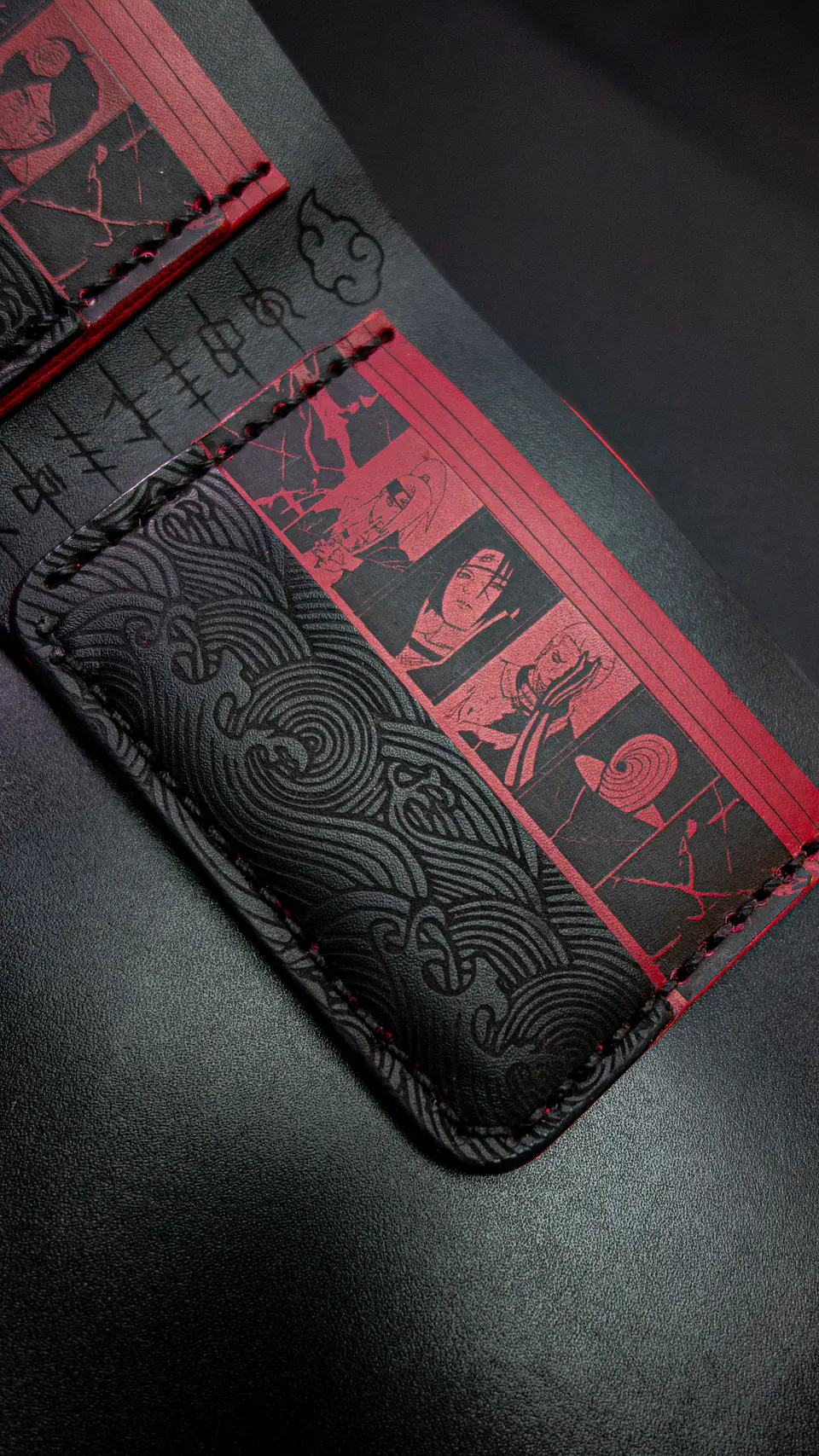 🔥 Billetera de Cuero – Homenaje a Akatsuki 7