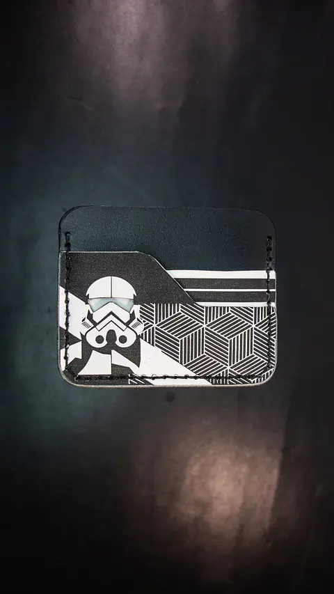 Tarjetero Conceptual de cuero - Soldado Imperial