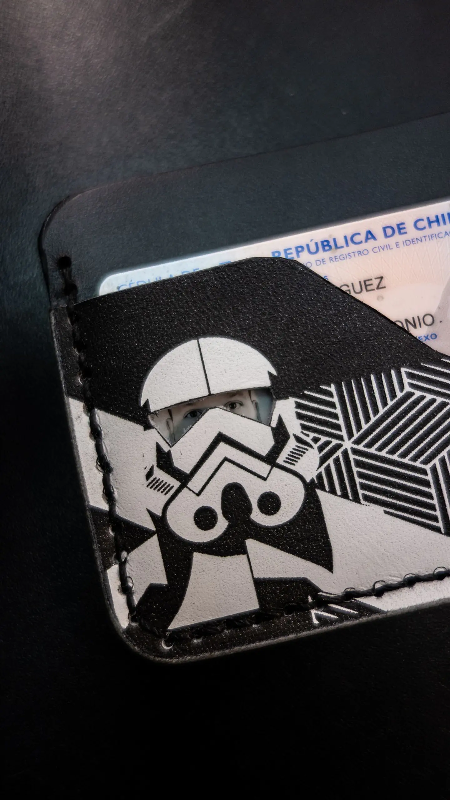 Tarjetero Conceptual de cuero - Soldado Imperial 7