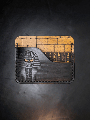 Tarjetero de cuero Conceptual Iron Maiden – Edición Powerslave 