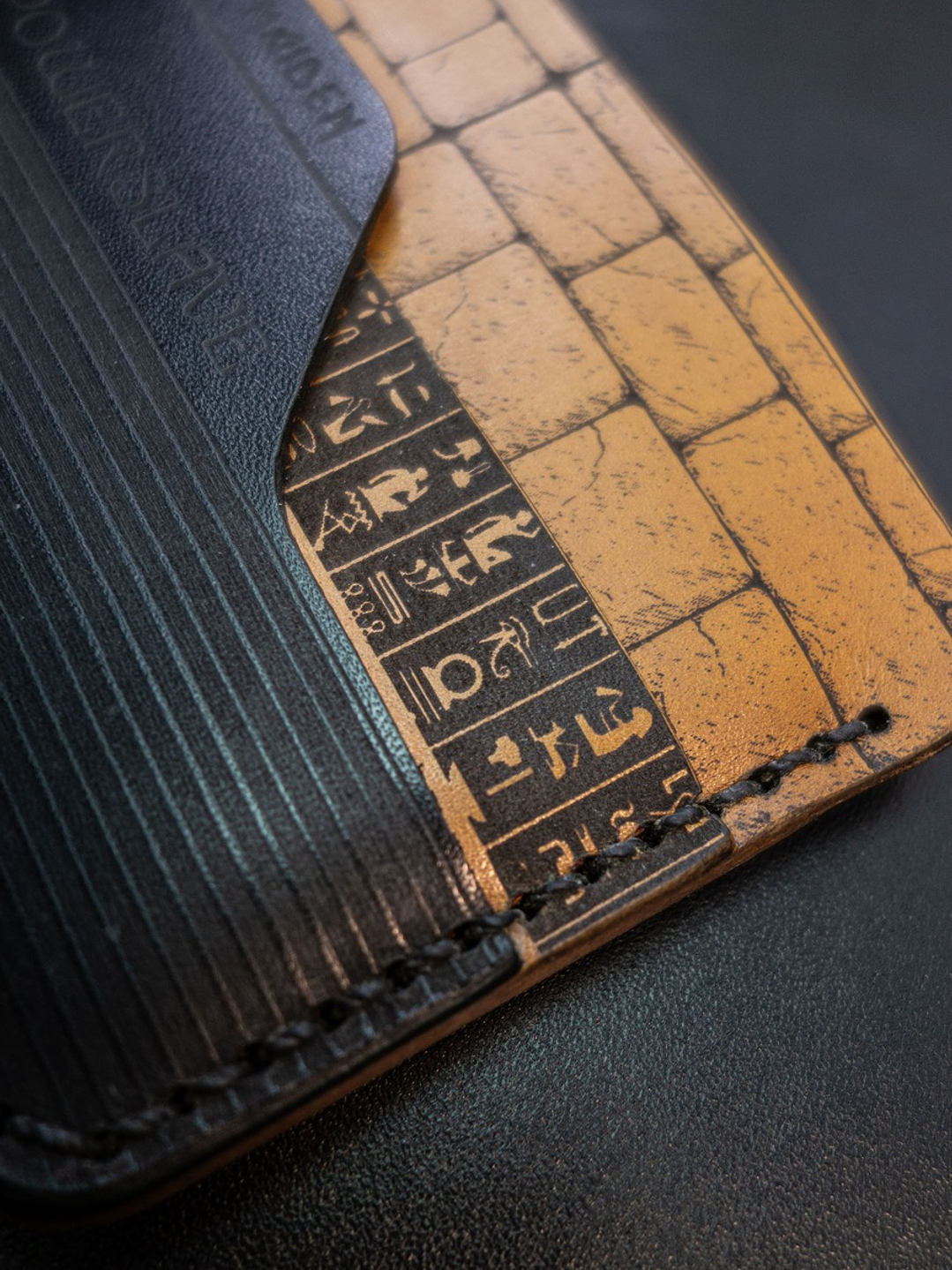 Tarjetero de cuero Conceptual Iron Maiden – Edición Powerslave  10