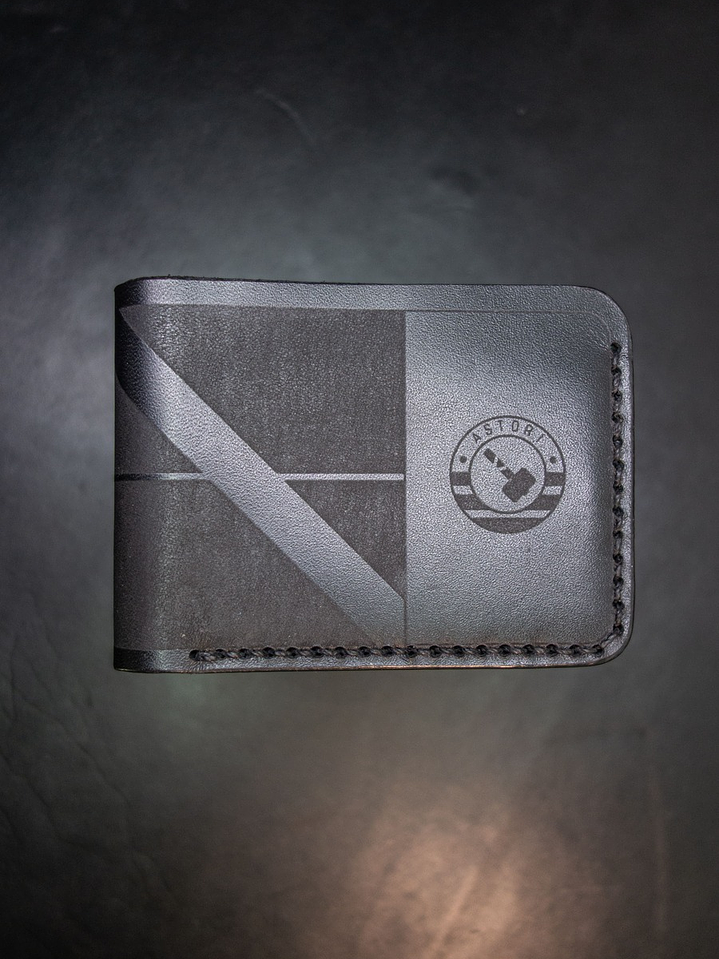 Billetera de Cuero – Edición Conceptual “Líneas Modernas” | Astori 1